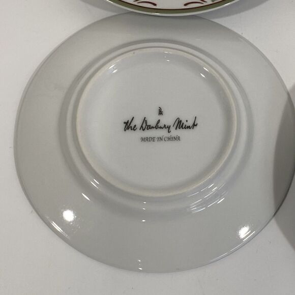 Danbury Mint Dog Bone Dinnerware Small Side Bread 6” Plate Set Of (4) - Picture 6 of 7